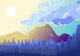 风景插画