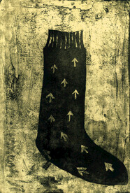 油画袜子