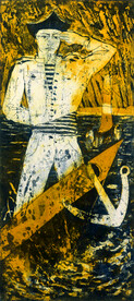 油画水兵