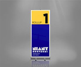 易拉宝样机PSD贴图样机