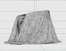 C4D模型布艺布料