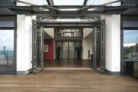 折叠门 室外 效果图 