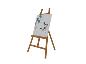画架3d模型