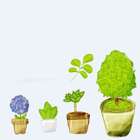 png格式植物花卉手绘素材