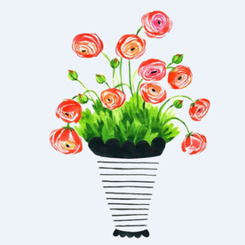 png格式植物花卉手绘素材