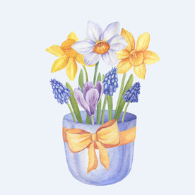 png格式植物花卉手绘素材