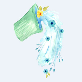 png格式植物花卉手绘素材