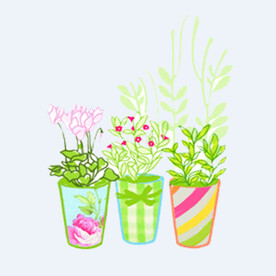 png格式植物花卉手绘素材