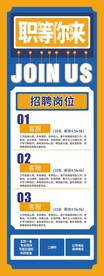 招聘展架画