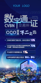 科技金融数字通证活动海报