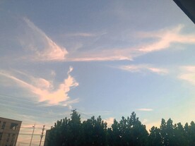 旁晚的天空