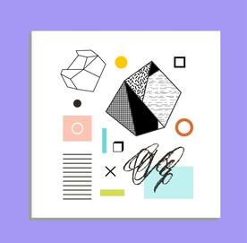 创意几何海报