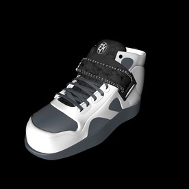 C4D模型篮球鞋网洞白色