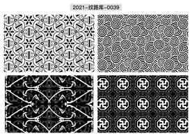 折光纹 逆向纹 线条纹 防伪纹