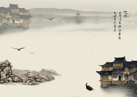 装饰画 花鸟画 新中式 山水 
