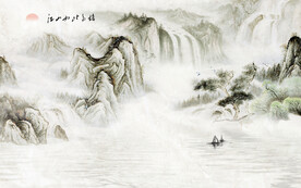 装饰画 花鸟画 新中式 山水 