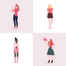 扁平化女人