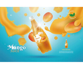 芒果汁广告 