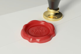 蜡印戳火漆印章PSD贴图样机