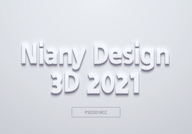 极简白色淡投影极致特效字