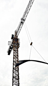 建筑工地塔吊