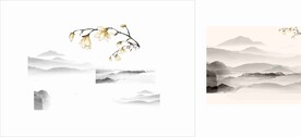 山水背景