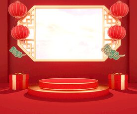 c4d模型格式psd格式中国风