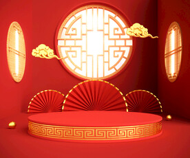 c4d模型格式psd格式中国风