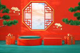 c4d模型格式psd格式中国风