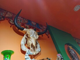 牦牛角装饰品艺术品摆件