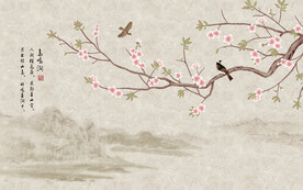 装饰画 花鸟画 新中式 山水 