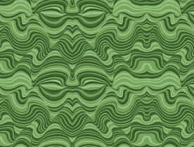 波浪 绿色