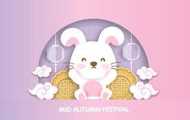 卡通中秋节  