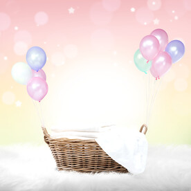 可爱孩子儿童梦想创意摄影背景