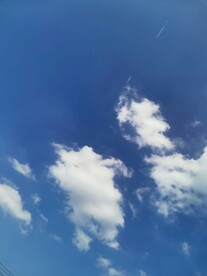 大片白云