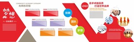 公司造型墙 企业文化简介