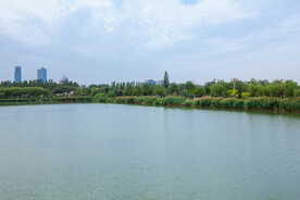 阅海湾水上公园 公园湖景