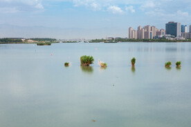 阅海湾水上公园 公园湖景