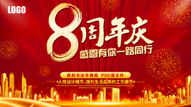 8周年