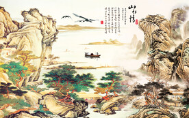 装饰画 花鸟画 新中式 山水 
