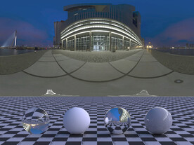 C4D城市街道贴图HDR贴图