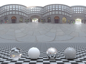 C4D城市街道贴图HDR贴图