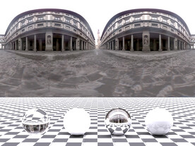 C4D城市街道贴图HDR贴图