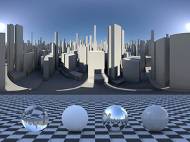 C4D城市街道贴图HDR贴图