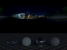 C4D城市夜景贴图HDR贴图