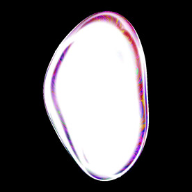 高级炫彩透明泡泡素材