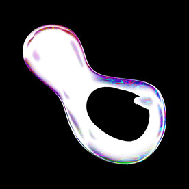 高级炫彩透明泡泡素材