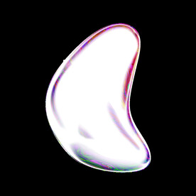 高级炫彩透明泡泡素材