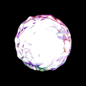 高级炫彩透明泡泡素材