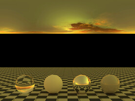 C4D黄昏贴图HDR贴图